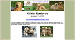Desktop Screenshot of goldenretrieversbreed.com